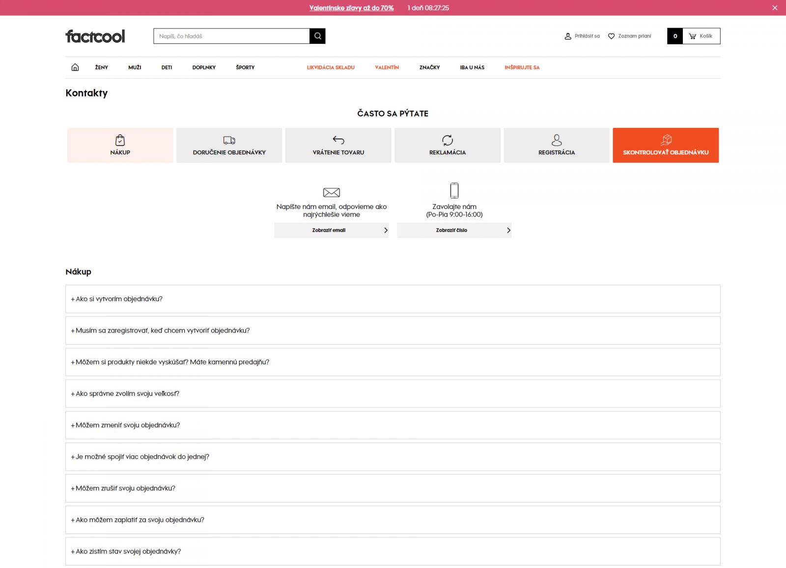 Factcool kontakt telefon