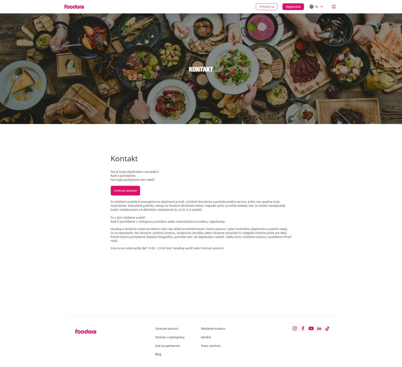 Foodora kontakt