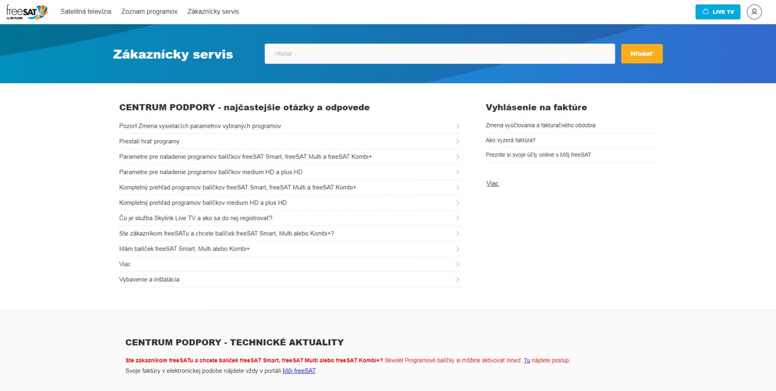 freeSAT kontakt telefon