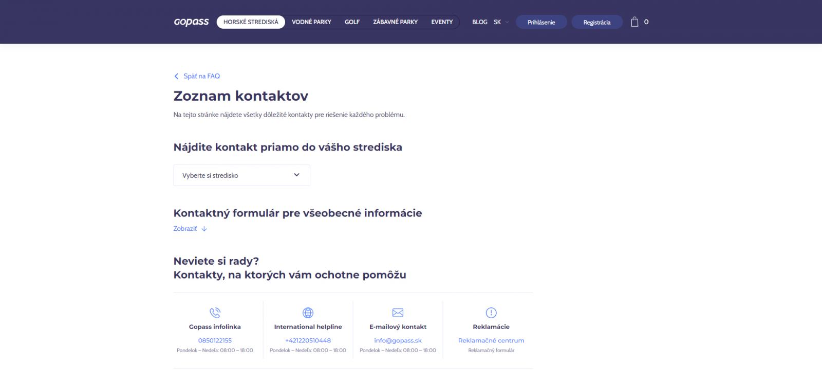 Gopass kontakt
