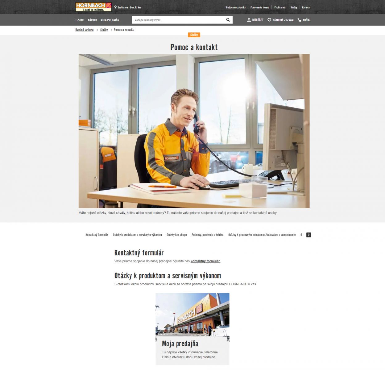 Hornbach kontakt
