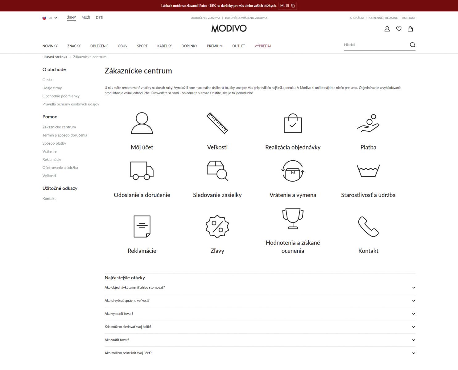 Modivo kontakt telefon
