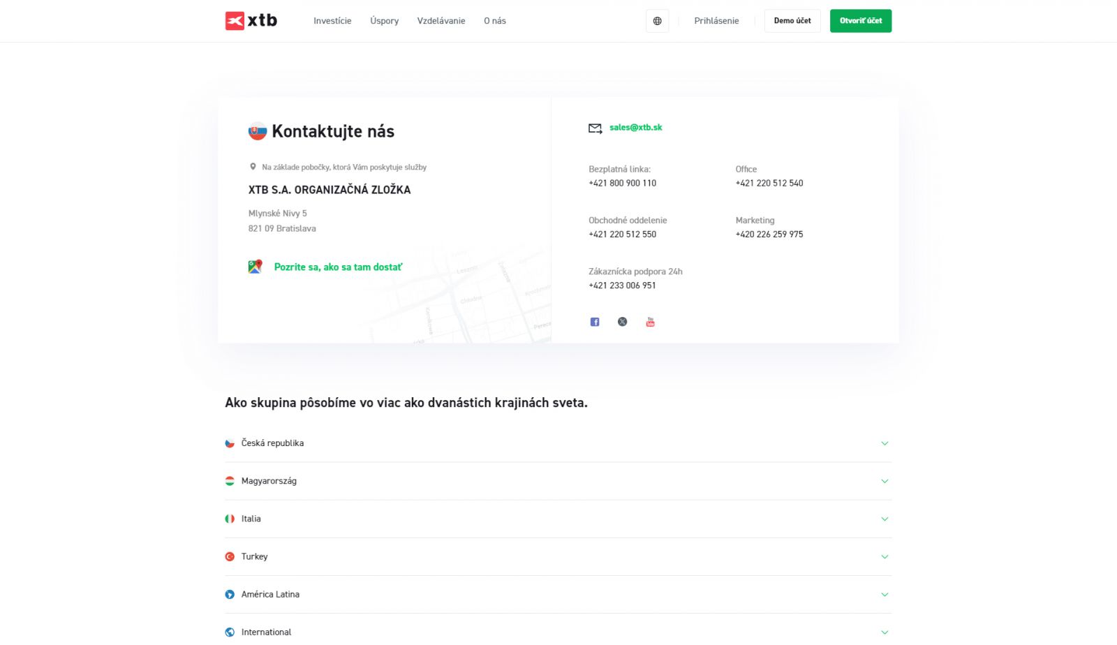 xtb kontakt telefon